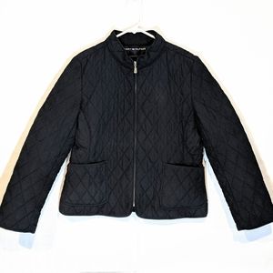 Tommy Hilfiger Dual Vent Black Quilted Jacket, XL